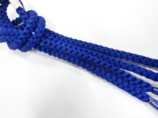 JAPANESE KIMONO / UNUSED HAND-TIED OBIJIME